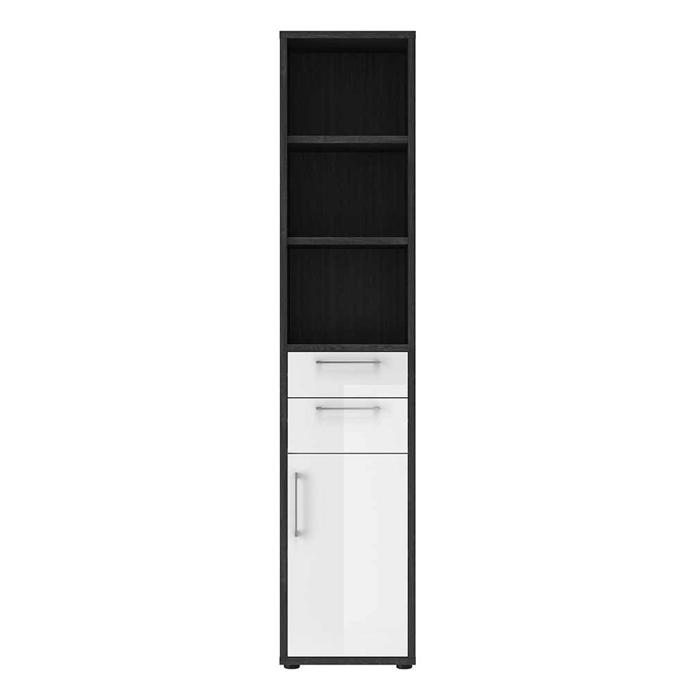 48 cm breiter Büroschrank mit 222 cm Höhe - Xena