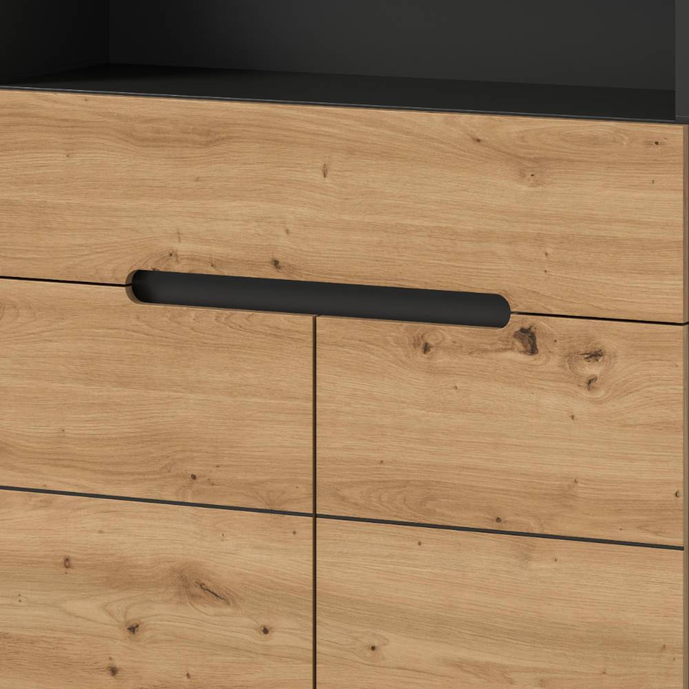 76 cm breiter Badhochschrank 193 cm hoch - Norja