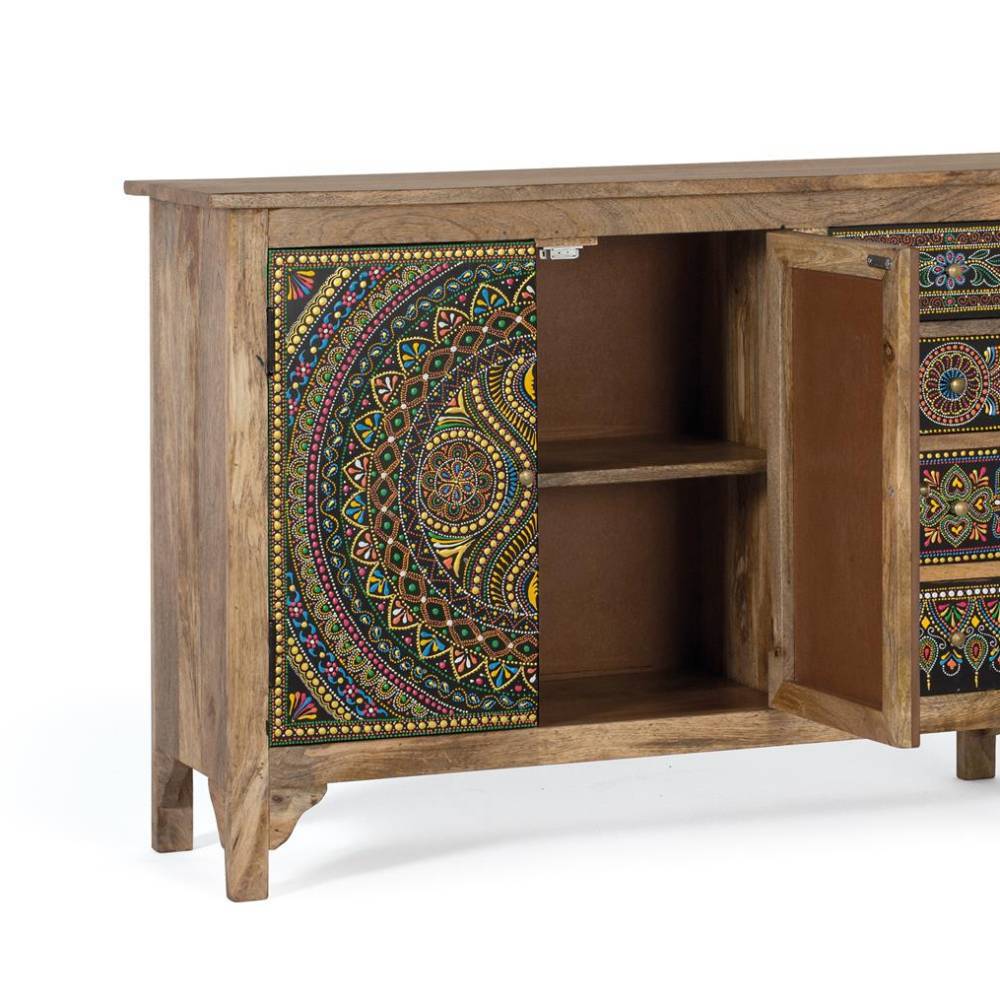 Boho Kombi-Kommode - aufwändig bemalt - Badry