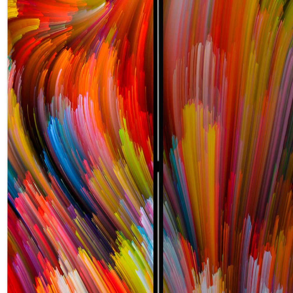 Farbenfrohe Trennwand 135 cm breit - flexibel nutzbar - Trasmina