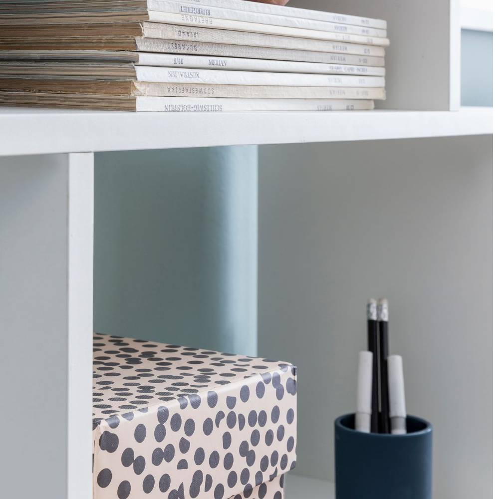Design-Bücherregal in Weiß - Addictet