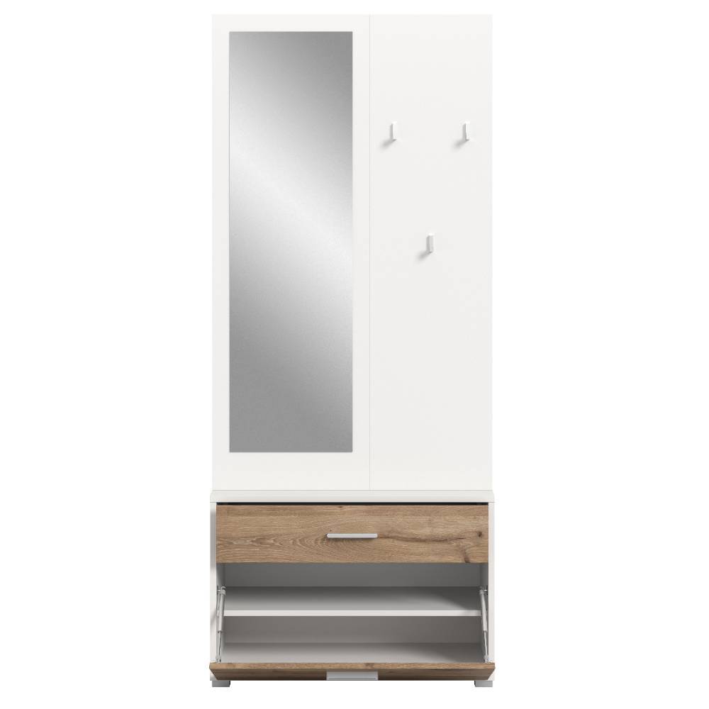 Komplettgarderobe in Weiß - Wakes