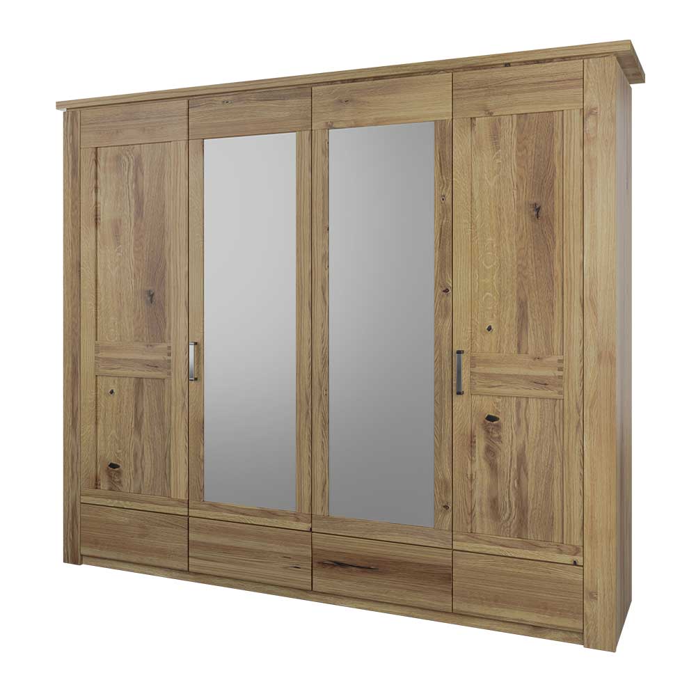 Landhauskleiderschrank aus Asteiche - Riostar