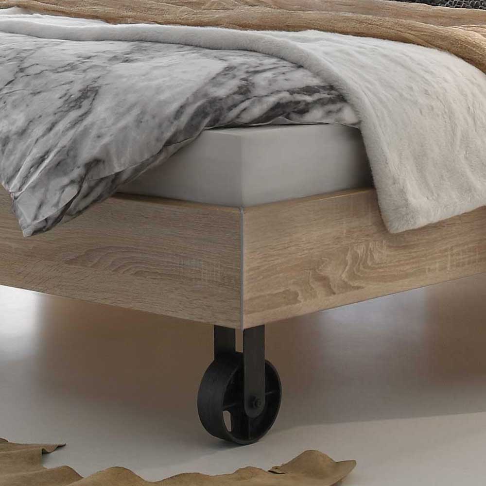 Factory Design Bett mit Nachtkommoden - Anglivia (dreiteilig)