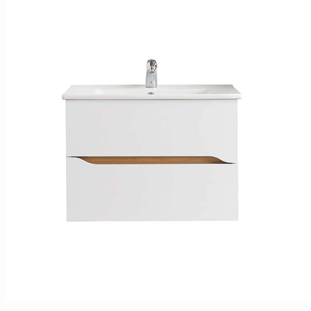 Waschplatz und Midischrank Set - Zenata (dreiteilig)