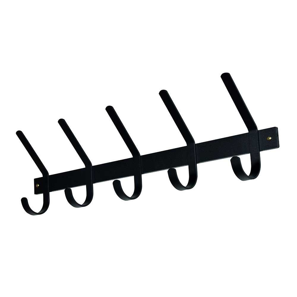 5 Haken Wand-Garderobe aus Stahl - Soera