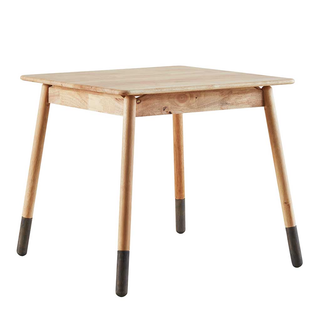 Design Essgruppe für 4 Personen aus Hevea Holz mit Armlehnstühlen - Pysio (5-teilig)