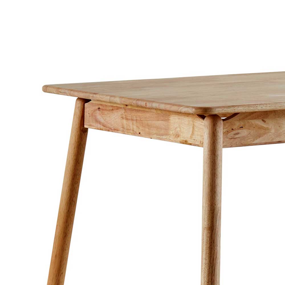 Design Essgruppe für 4 Personen aus Hevea Holz mit Armlehnstühlen - Pysio (5-teilig)