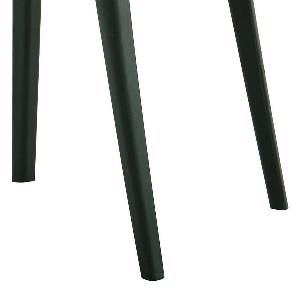 Design Kunststoffstühle in Dunkelgrün aus Polypropylen - Juncolm (2er Set)