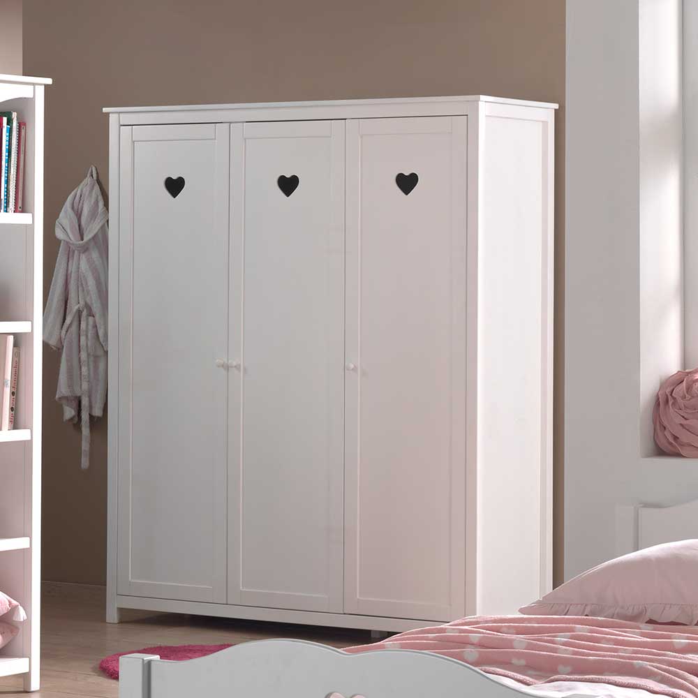 Komplettes Mädchenzimmer Set Grandory in Weiß | Wohnen.de