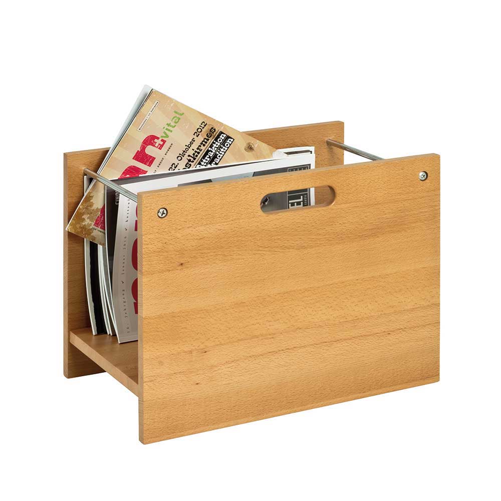 Magazine Rack HAKU Möbel Zeitungsständer Metall 2 Produktbild-Vorschau 4