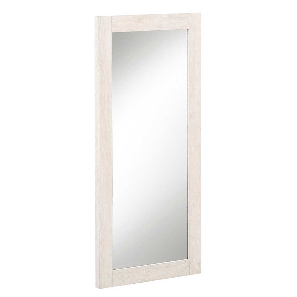 45x100x3 Wandspiegel in modernem Design - White Wash Varolina