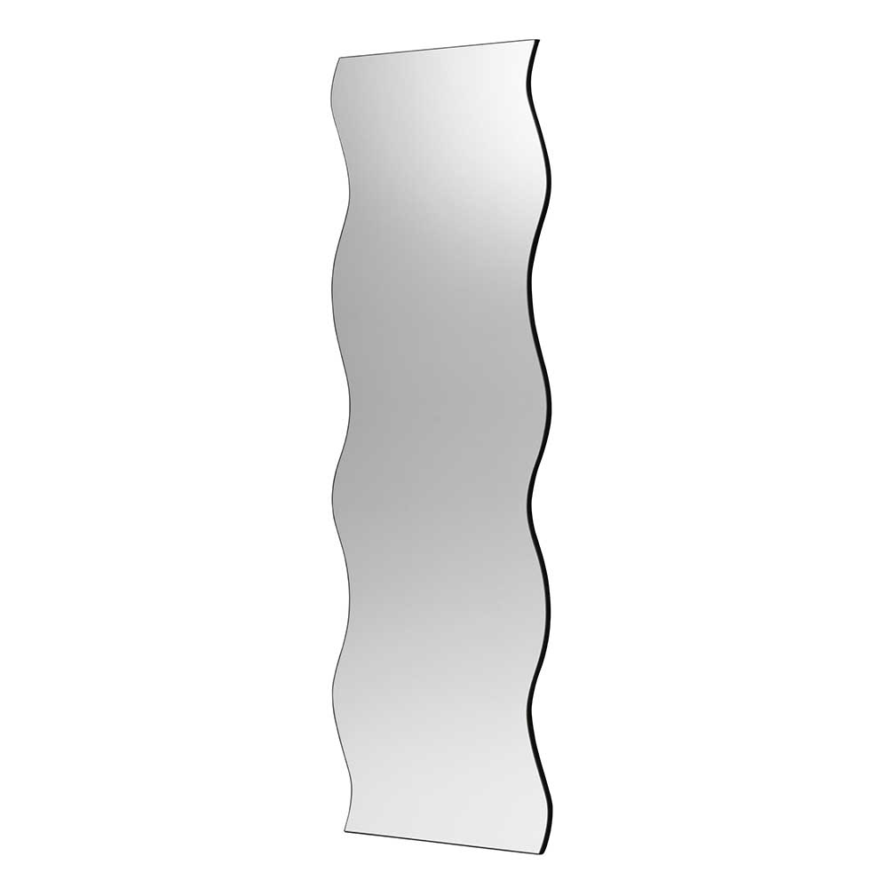 50x145x2 cm Spiegel im Wellendesign für Wandmontage Sketto