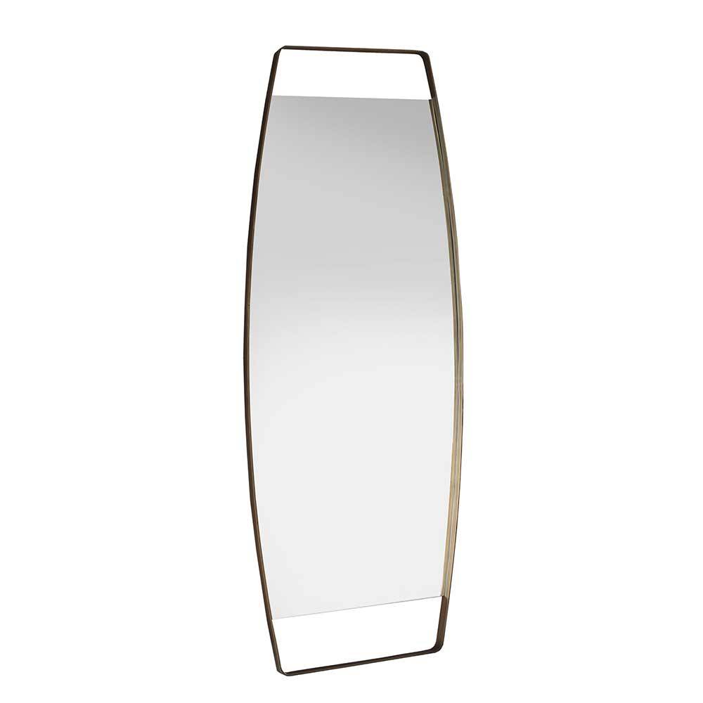 61x168x4 Design Standspiegel in Bronze Metallrahmen Great