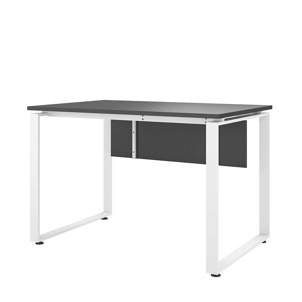 Bürotisch Schreibtisch in drei Größen - Grau & Weiß Nisrean