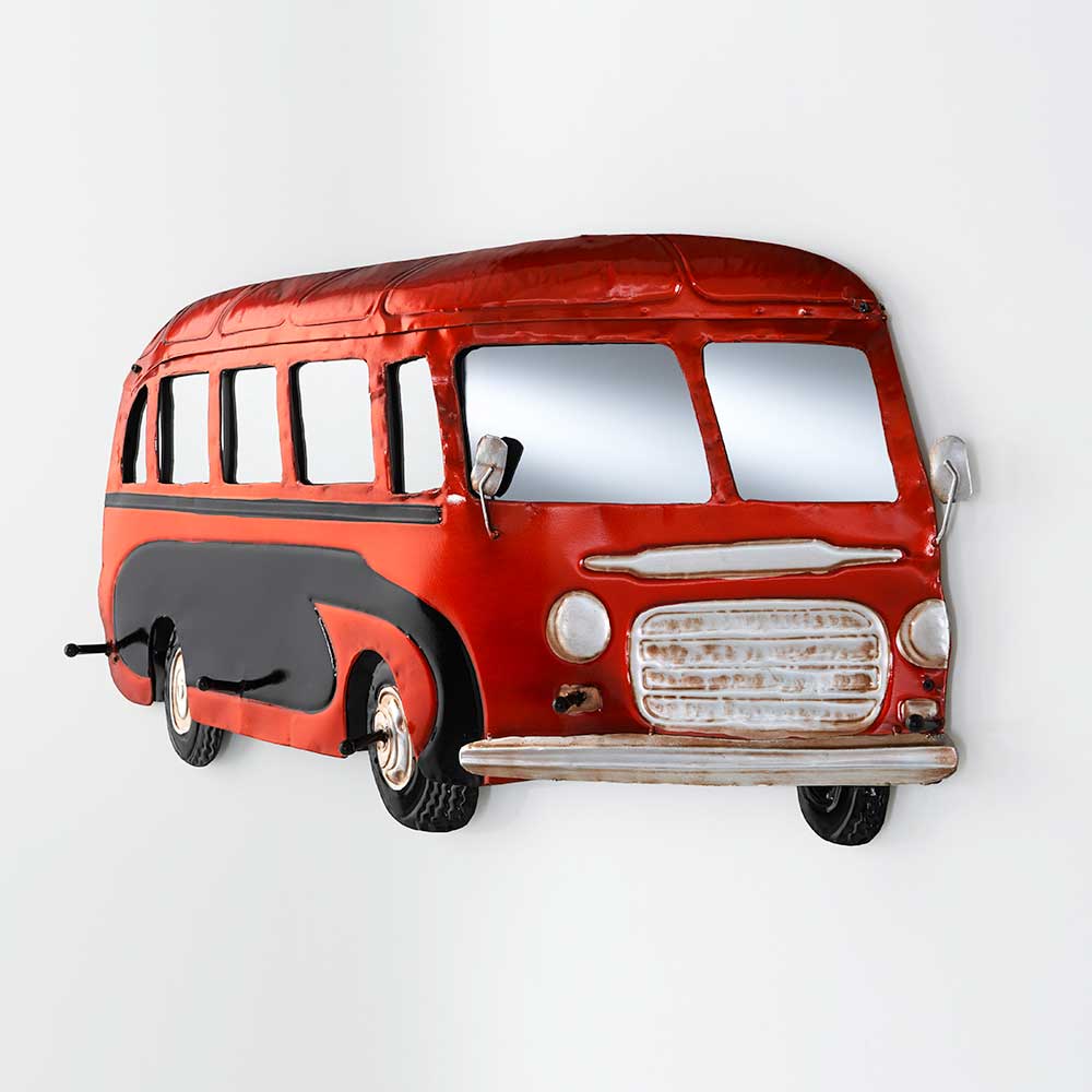 Design Garderobe VW Bus Rot Bratannio