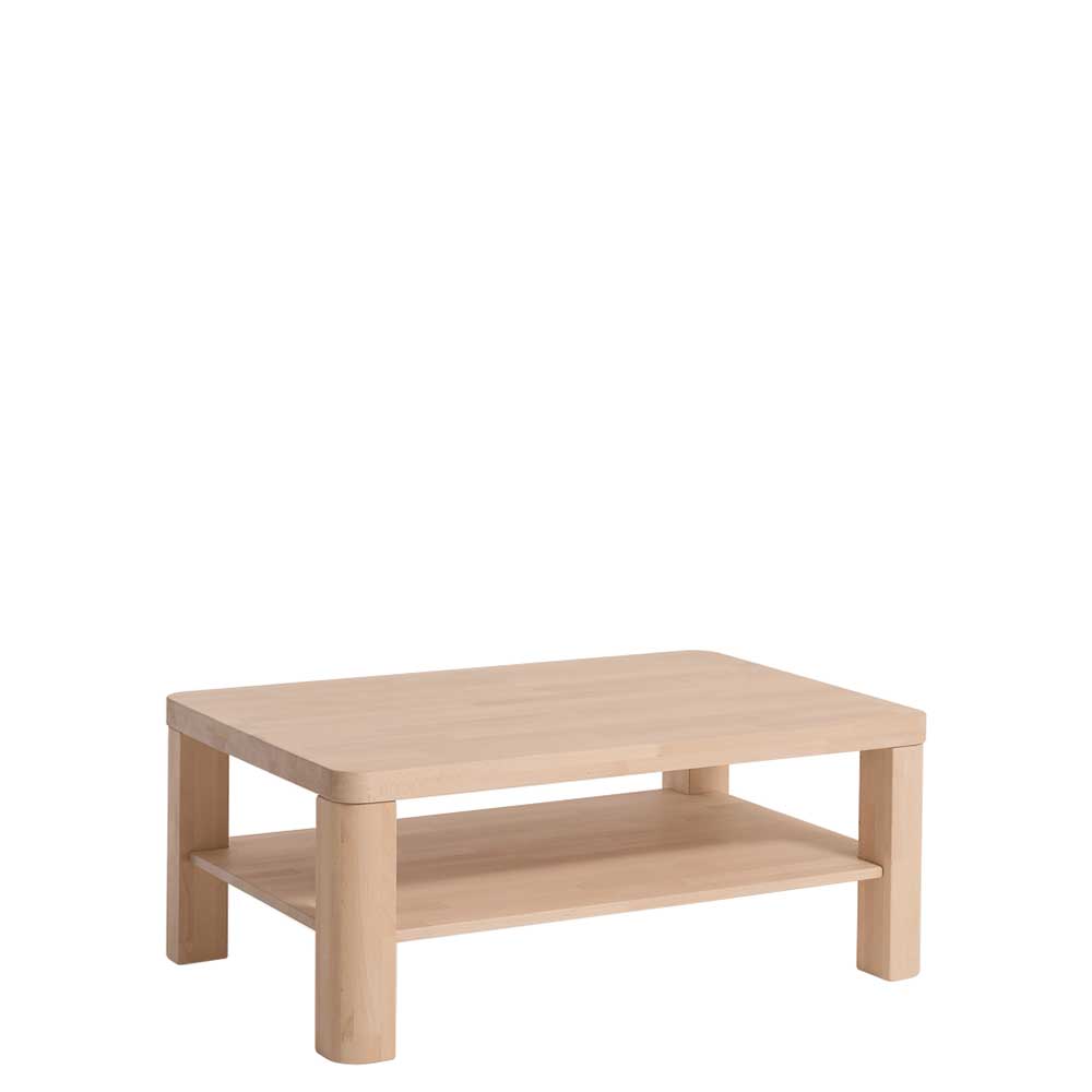 Heller Holztisch für das Wohnzimmer aus geölter Buche - 3 Größen Tolofo