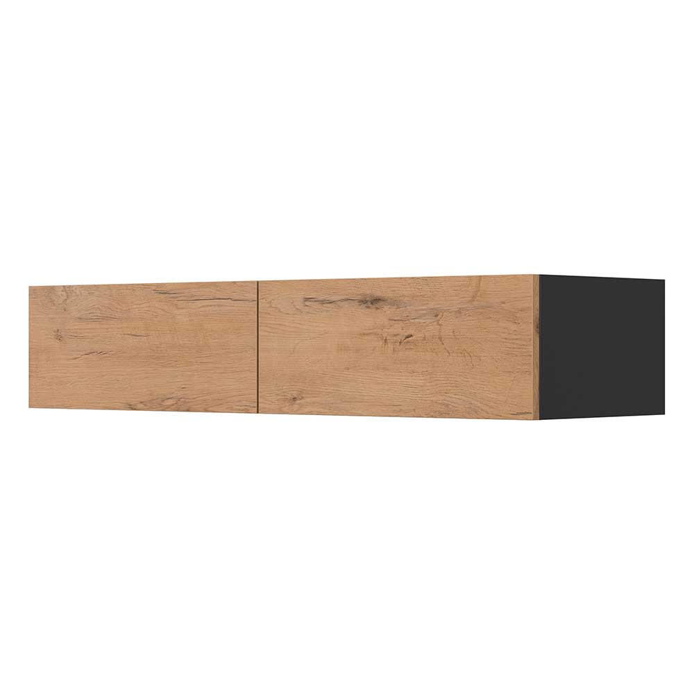 Kommode für die Wandmontage 105x27x37 cm mit zwei Schubladen Efvessa