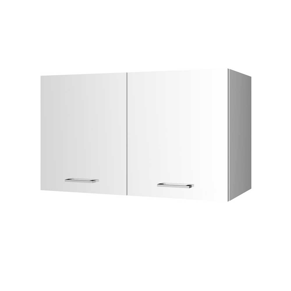 Küche Doppeltür Hängeschrank 100x57x34 in Weiß hochglänzend Cuneo
