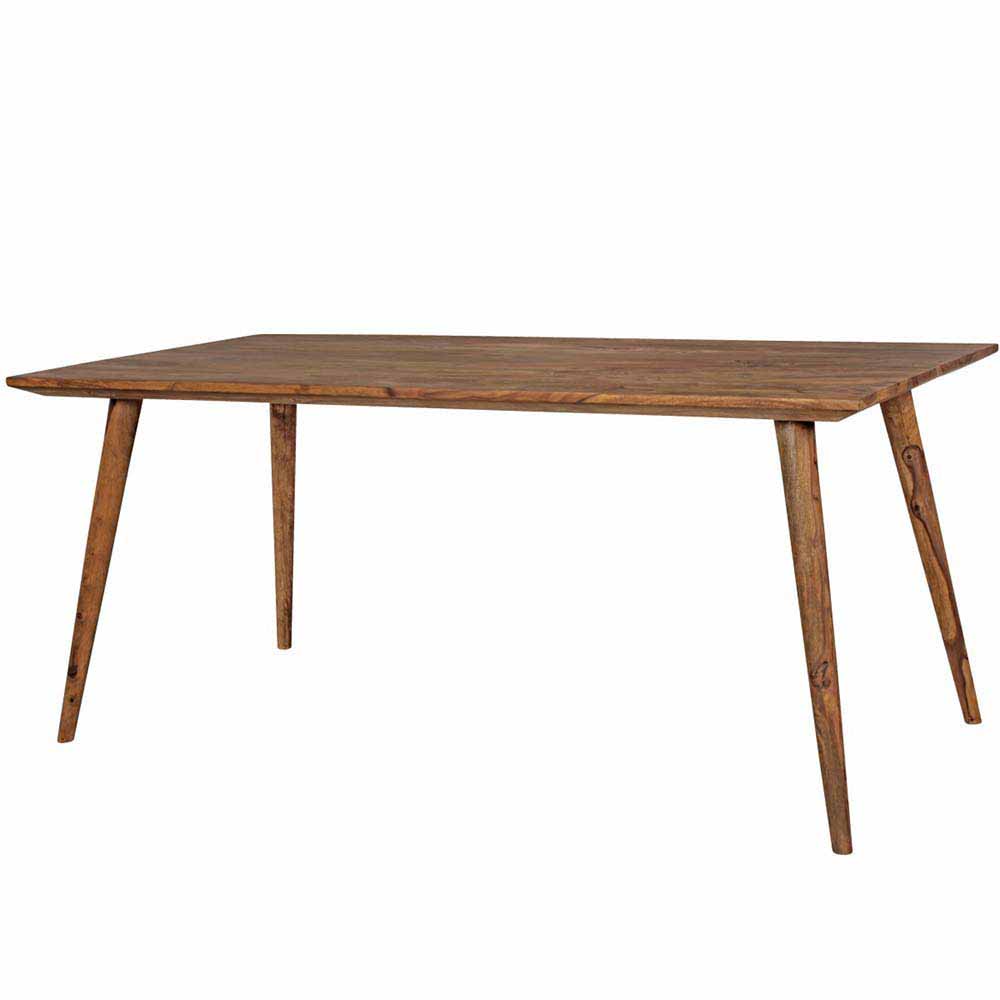 Mid-Century Tisch rechteckig oder quadratisch Holz massiv Sheesham Cospic