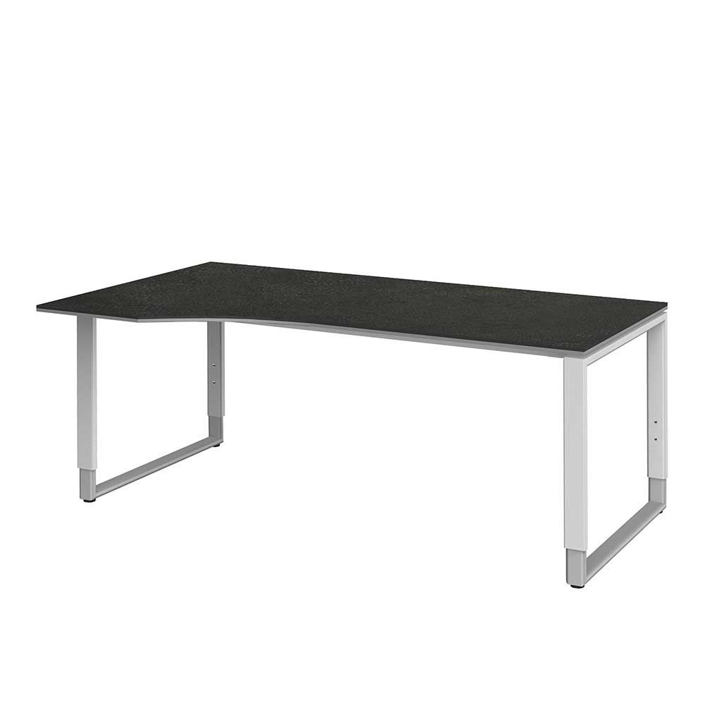 Moderner Schreibtisch Freiform Grau Gropada