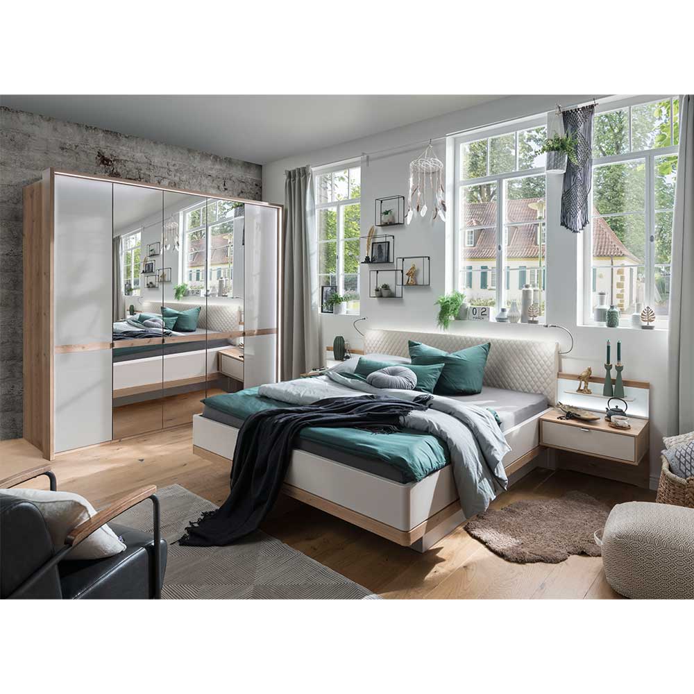 Modernes Schlafzimmer Möbel Programm als Set online kaufen Crascanu