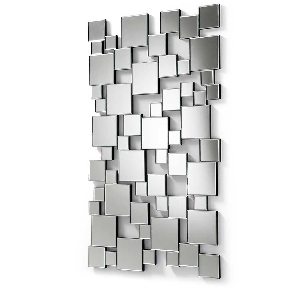 Rahmenloser Spiegel Spiegel Mosaik 85x140cm geradliniges Design Minorivo