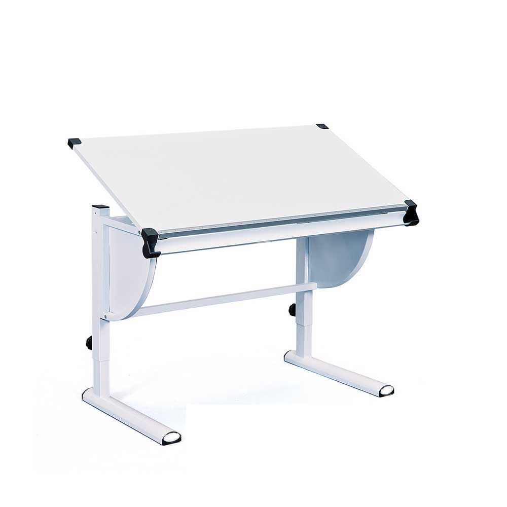 Schreibtisch für Kinder mit neigbarer Platte - höhenverstellbar Padmas