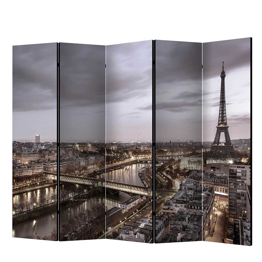 Spanische Wand mit Foto Paris Eiffelturm bedruckt - in 2 Breiten kaufen Marano