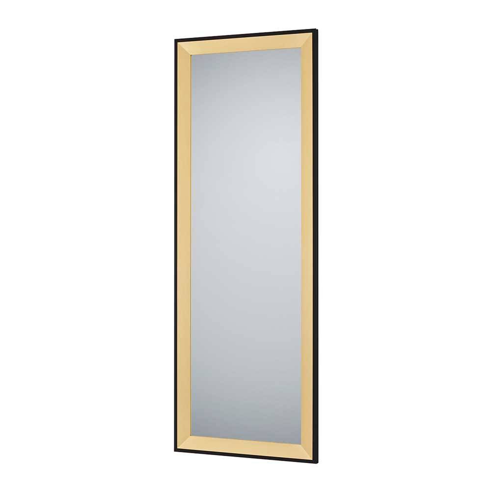 Spiegel mit Rahmen in Gold & Schwarz - Hochformat 50x150 cm Limoncito