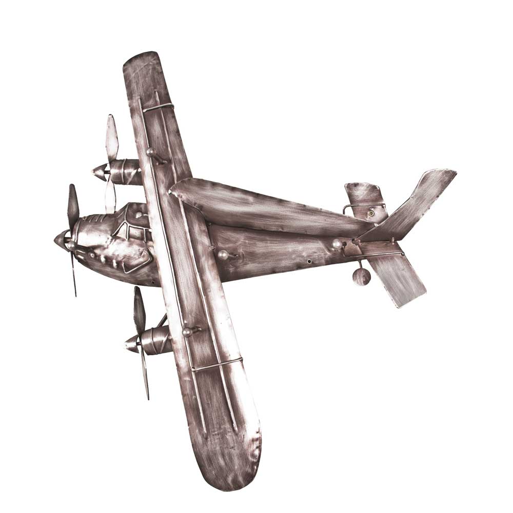 Wandgarderobe Flugzeug Design Metall Costian