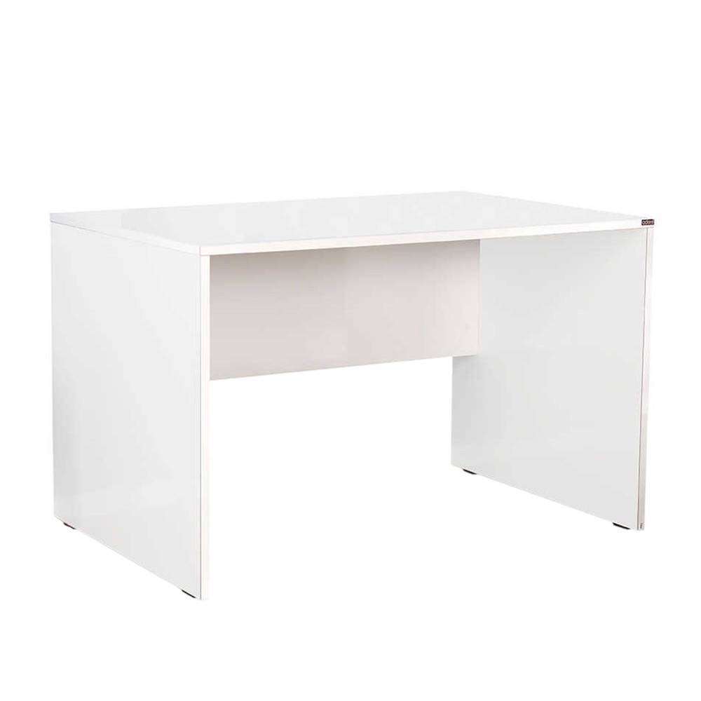 Weißer Schreibtisch 120x76 cm mit Knieraumblende Giulietta