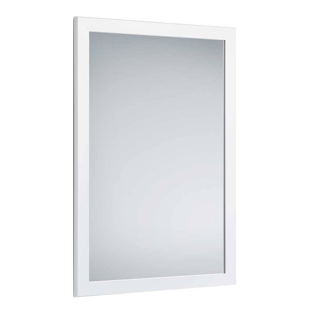 Weißer Spiegel für die Wandmontage in 48x68x2 cm - rechteckig Jean