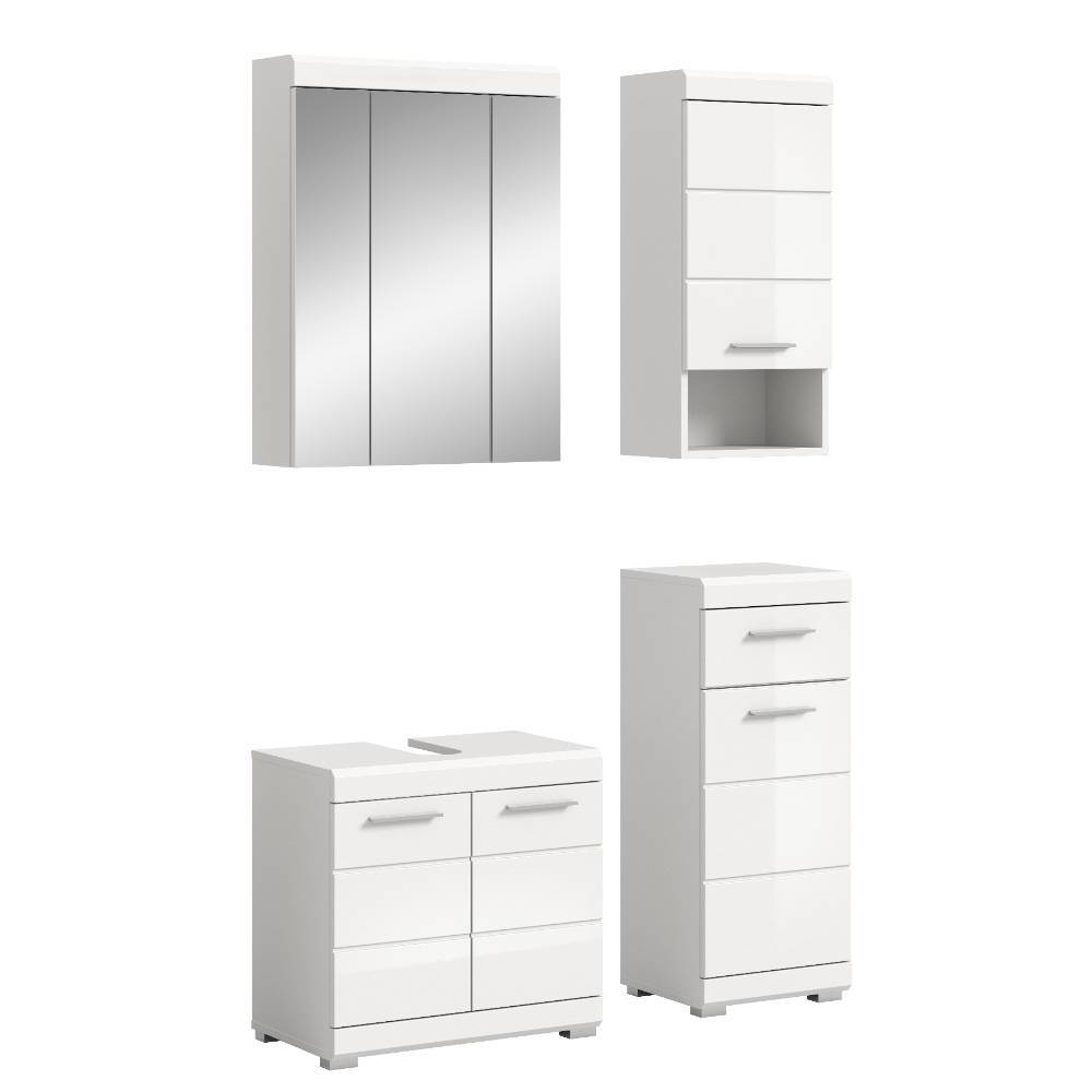 Badschrank Kombination modern - Henriette (vierteilig)