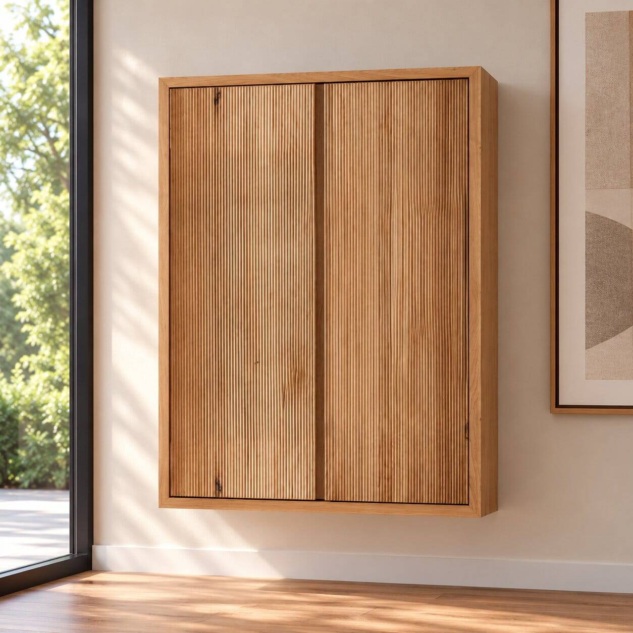 Hänge-Highboard mit Doppeltür - Fredellia
