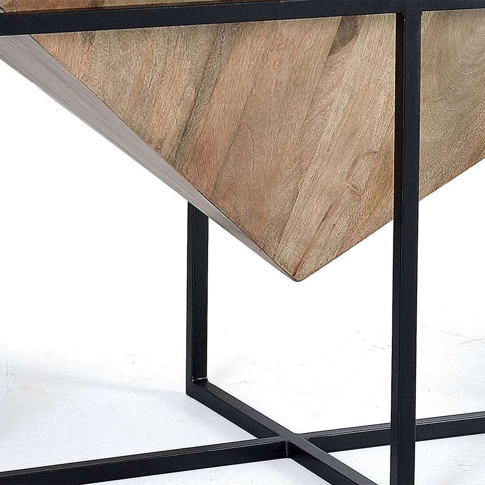 Design-Couchtisch aus Mangobaum Massivholz - Rovakis