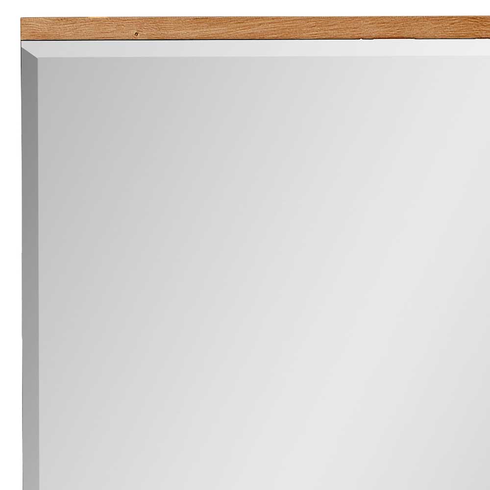 Wandspiegel mit Facettenschliff 80x85x3 cm - Symbrosia