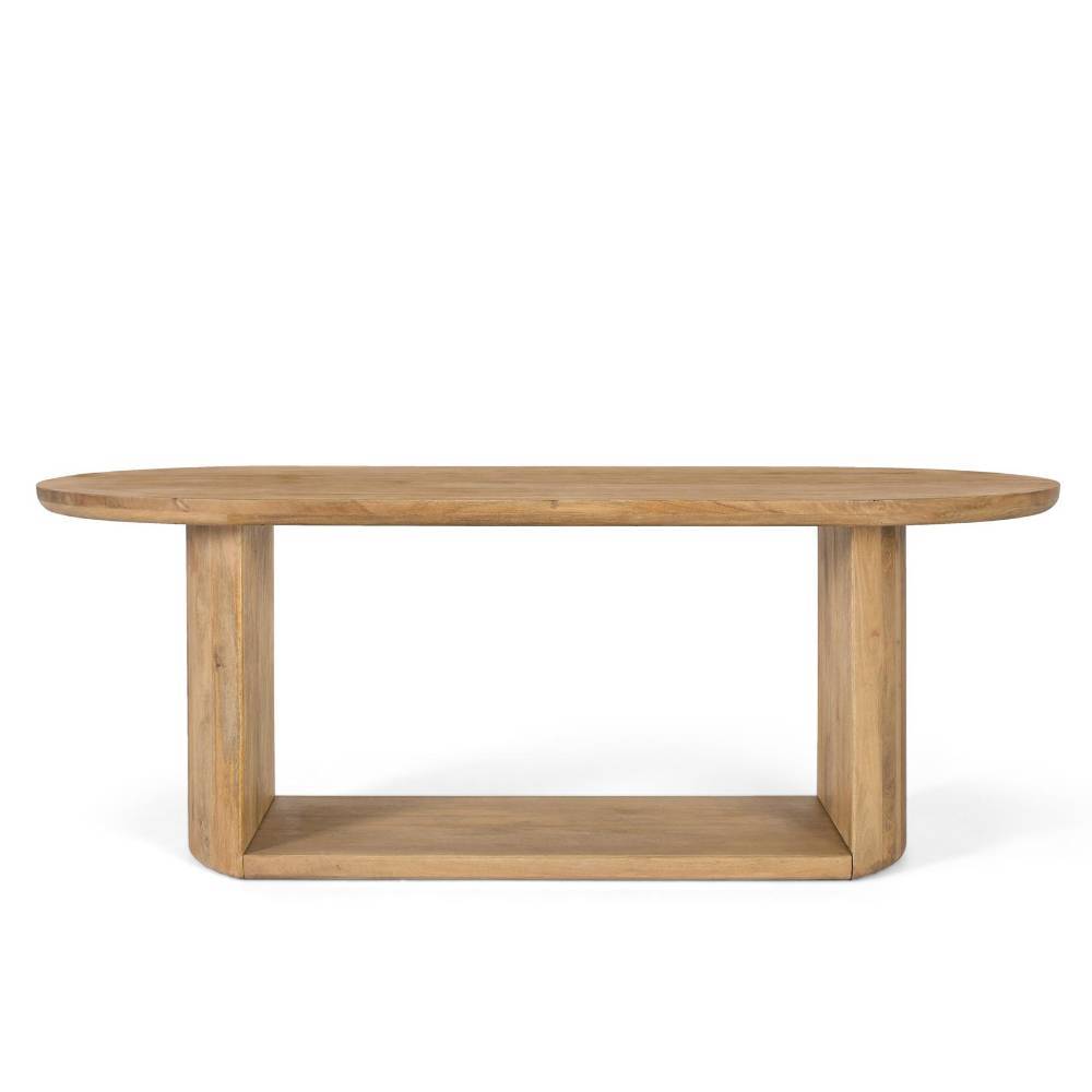 Design-Esstisch aus Mangobaum Massivholz - Jacqueline