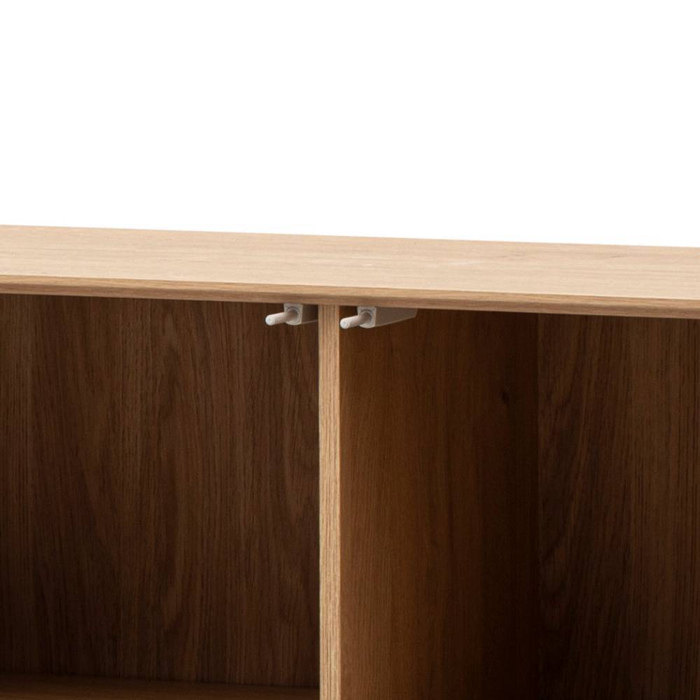 4-türiges Sideboard in Eiche Stone - Jaskin