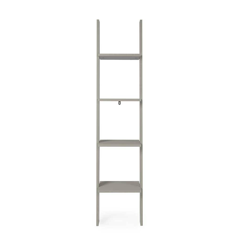40x180x25 Regal Leiter in Grau lackiert - Leane