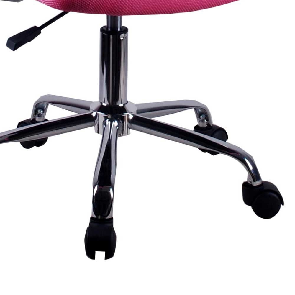 Schreibtischstuhl mit Armlehnen in Pink - Bow