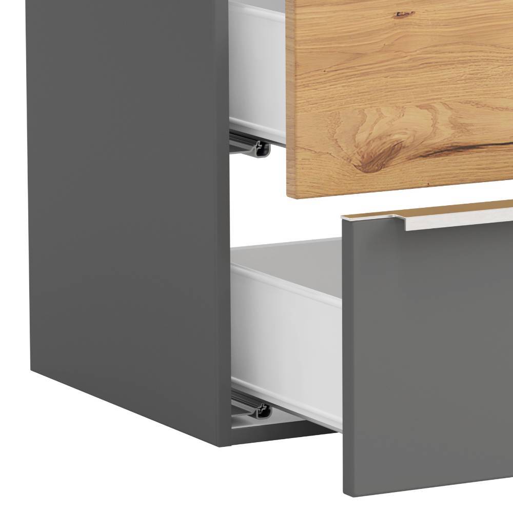 Waschbeckenschrank & Spiegelschrank Set - Reill (zweiteilig)
