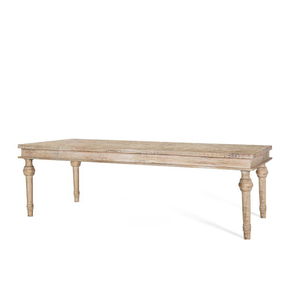 Esszimmer Tisch in Mangoholz Sandfarben - Makarona