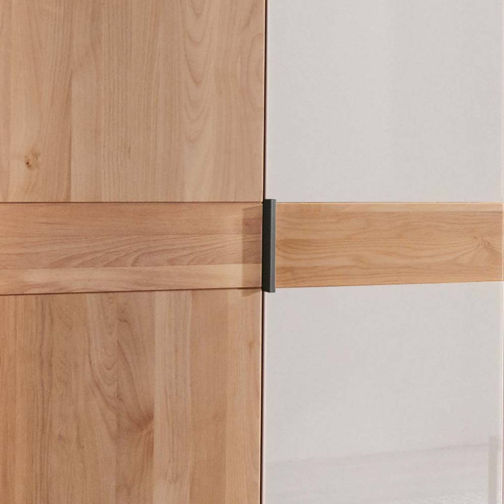 4-türiger Schlafzimmer-Schrank teilmassiv - Dilacco