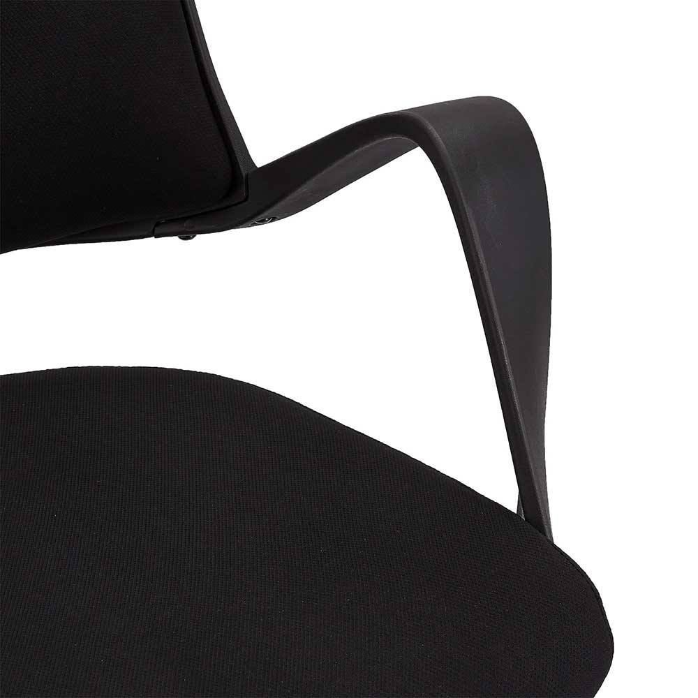 Schwarzer Schreibtischsessel in modernem Design - Clona