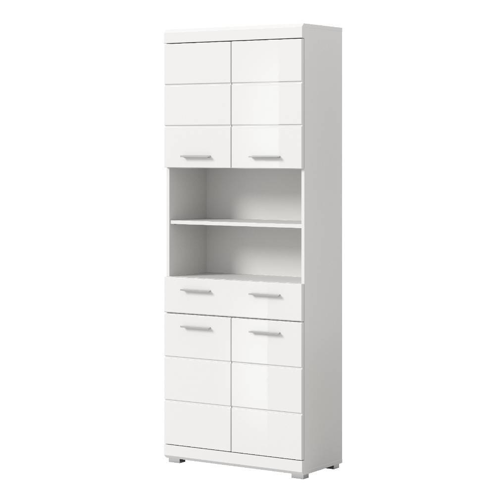 74 cm breiter Hochschrank in Weiß - Henriette