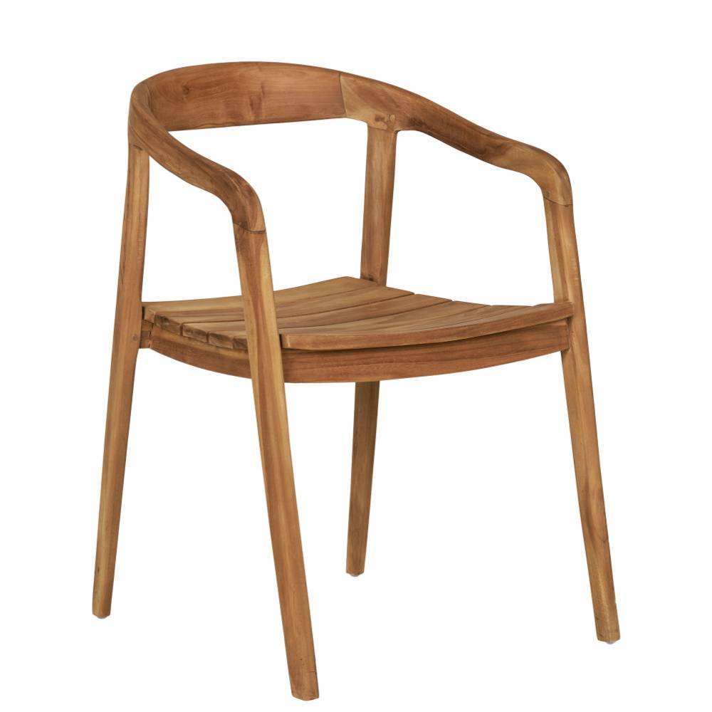 Design Holzstuhl für Drinnen und Draußen - Pezzu