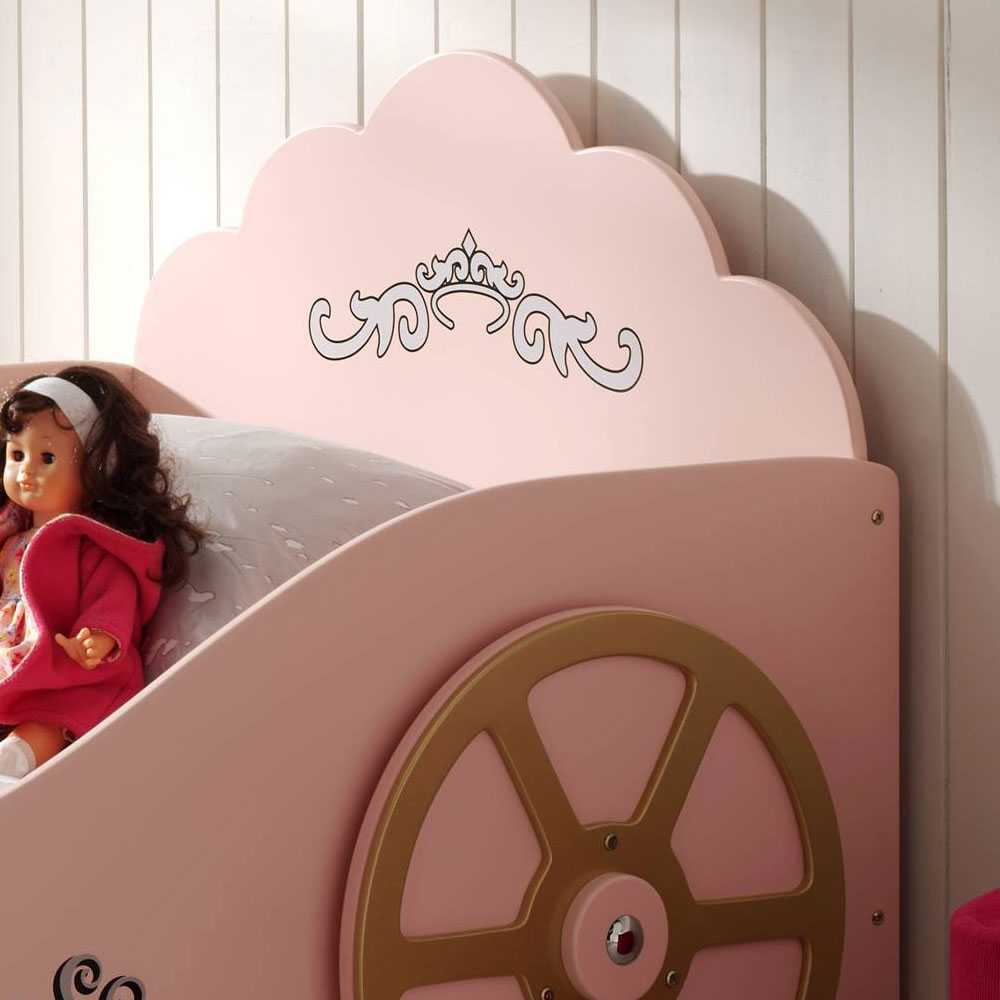 Mädchen-Kinderbett Valentine als Auto
