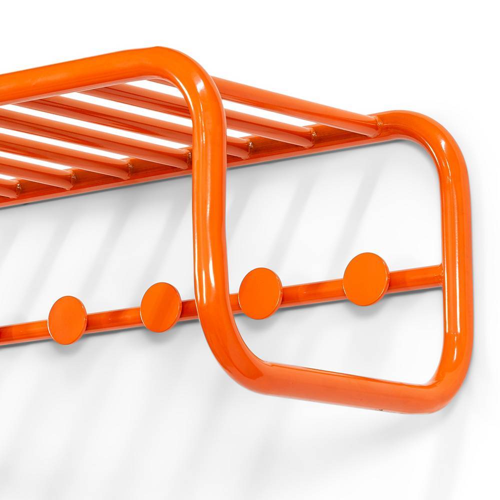 Retro Design-Wandgarderobe in Orange - Lezifa