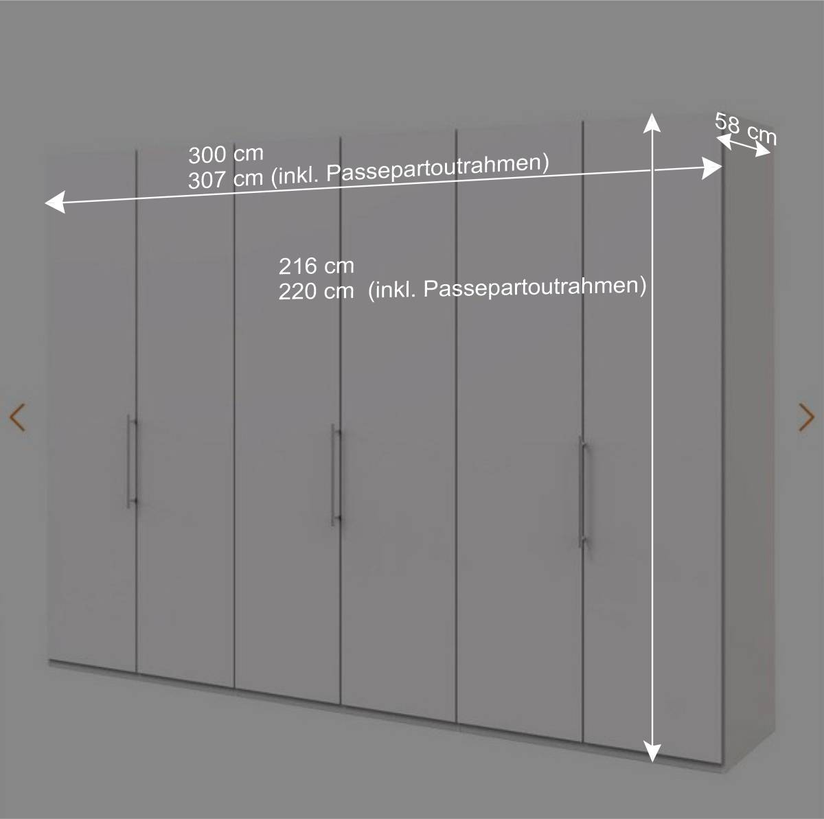 Moderner Falttüren-Schrank fürs Schlafzimmer - Donpiave
